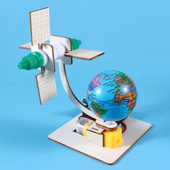 Build a Spinning Satellite: DIY STEM Kit for Kids